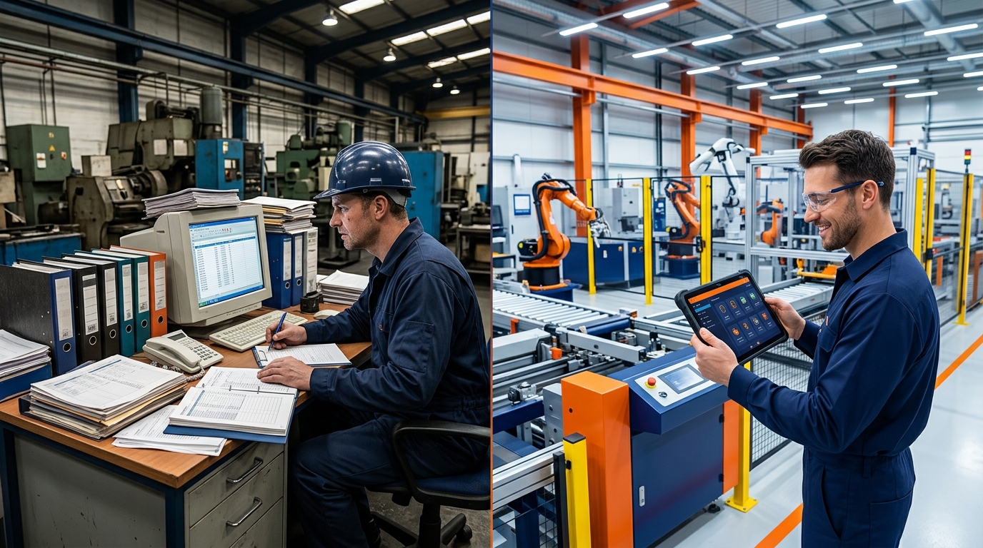 Comparaison entre une GMAO generique et une solution moderne