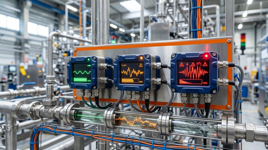 Capteurs surveillant une fonction vitale industrielle